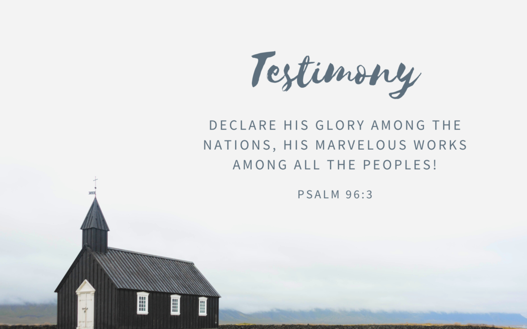 Testimony – TG