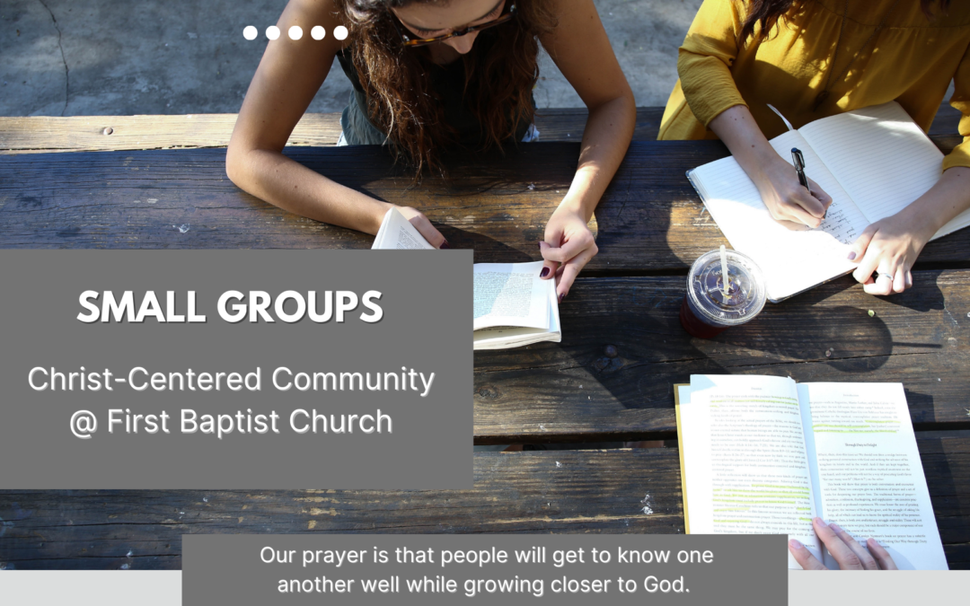 Small Groups – December 15