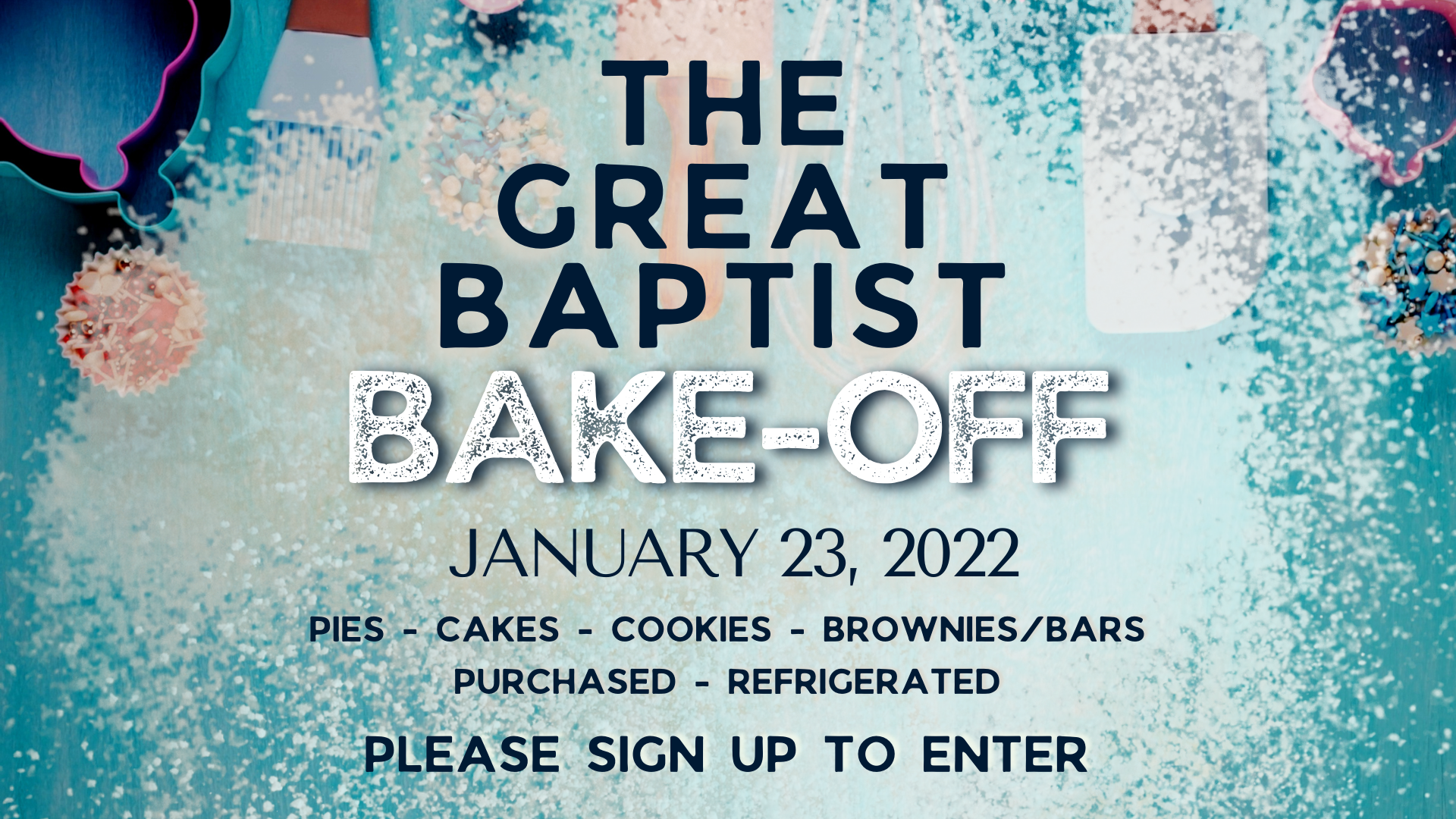 Mediocre Baptist Bake-Off Slide