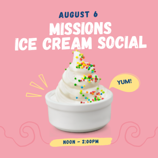 Ice Cream Social Come to First