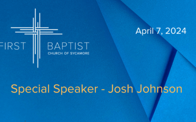 Special Speaker – Josh Johnson